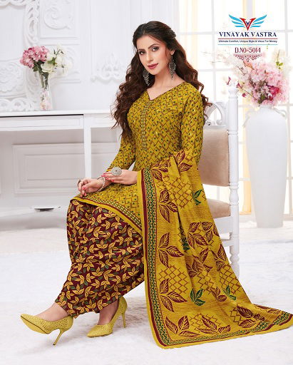Vinayak Vastra Maayra 1 Casual Daily Wear Cotton Printed Dress Material Collection